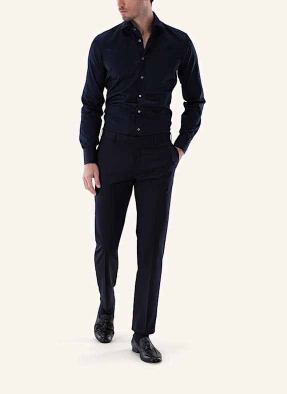 van Laack Overhemd Tailor Fit DONKERBLAUW