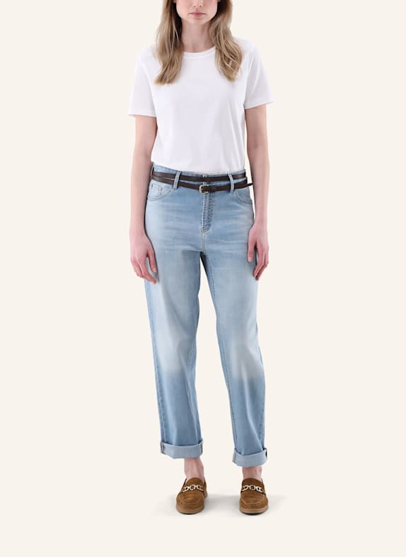van Laack T-shirt met moderne pasvorm WIT