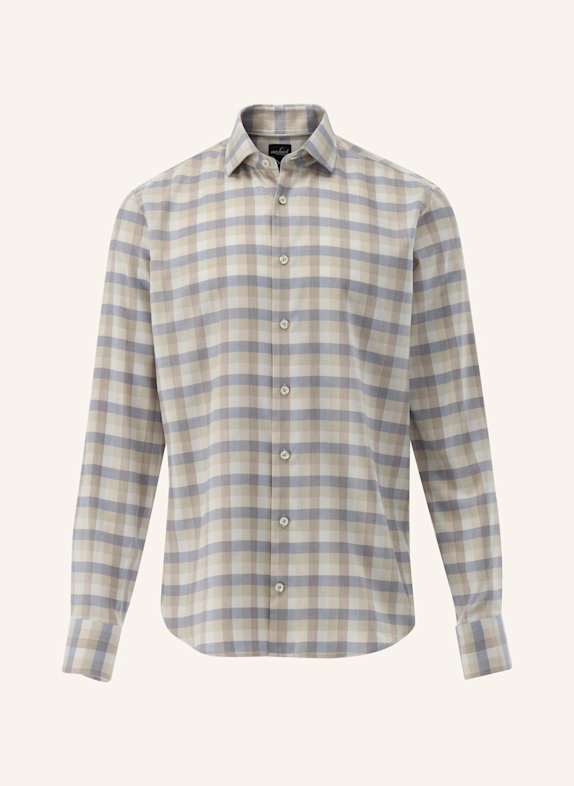 van Laack Hemd Slim Fit BEIGE/ BRAUN