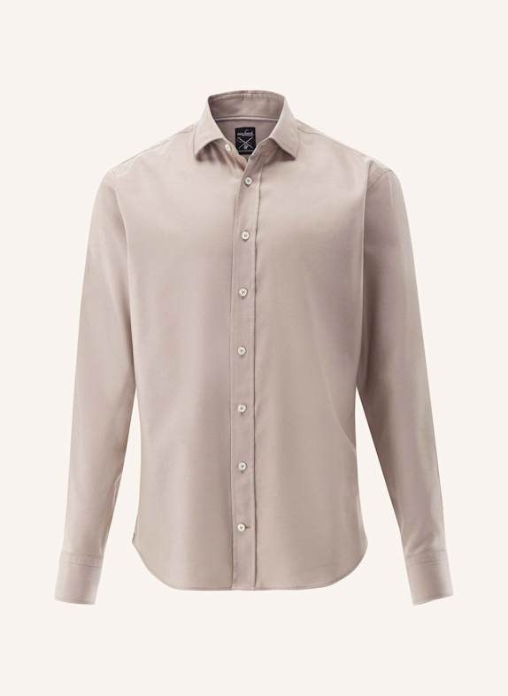 van Laack Hemd Slim Fit BEIGE/ BRAUN