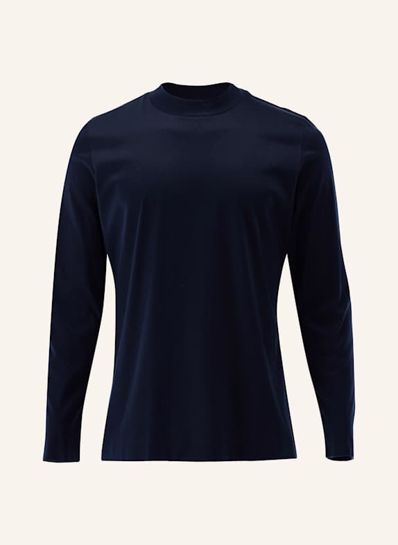 van Laack Longsleeves Polo DUNKELBLAU