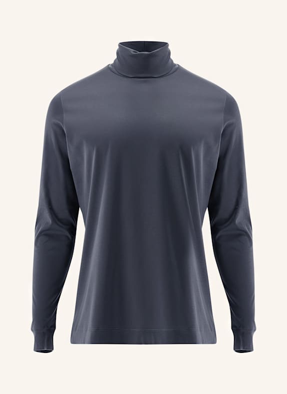 van Laack Longsleeves Polo GRAU