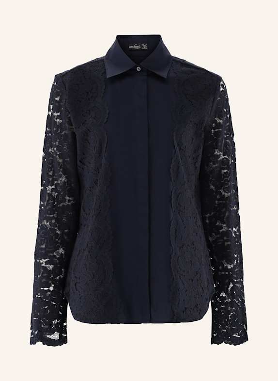 van Laack Bluse Modern Fit DUNKELBLAU