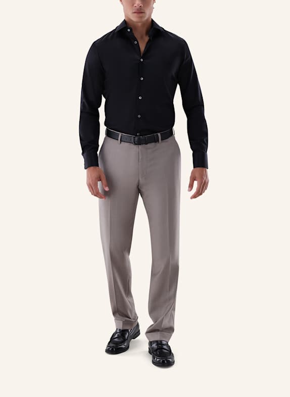 van Laack Overhemd, slim fit ZWART