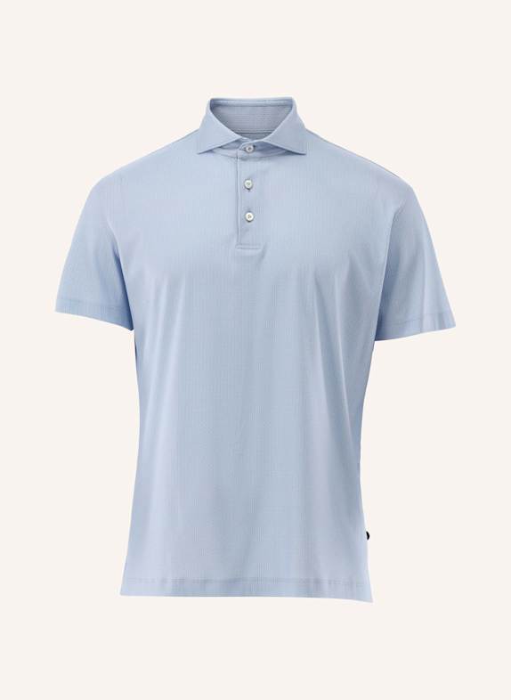 van Laack Hemd Polo HELLBLAU
