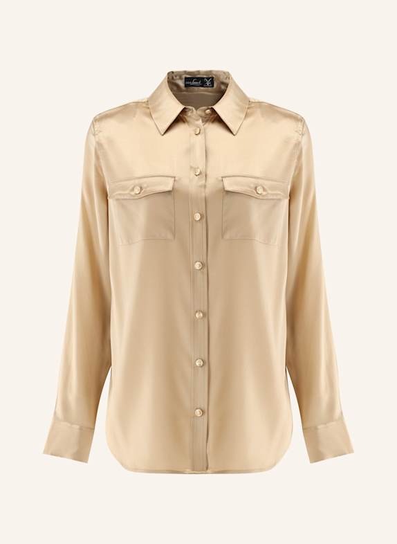 van Laack Bluse Modern Fit GELB