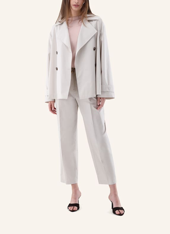 van Laack Jasje met moderne pasvorm BEIGE/ BRUIN