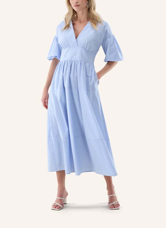 van Laack Kleid Modern Fit HELLBLAU