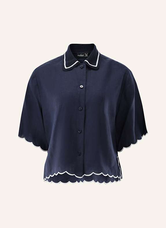 van Laack Bluse Modern Fit DUNKELBLAU