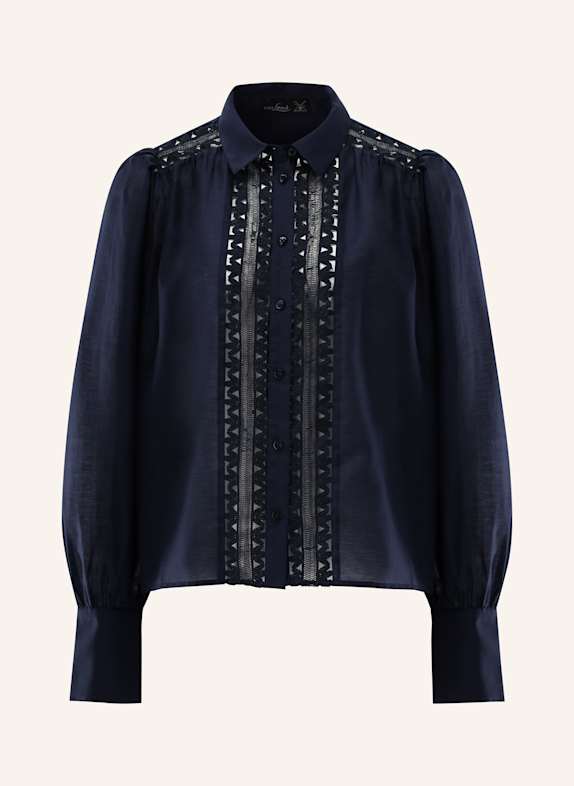 van Laack Bluse Modern Fit DUNKELBLAU