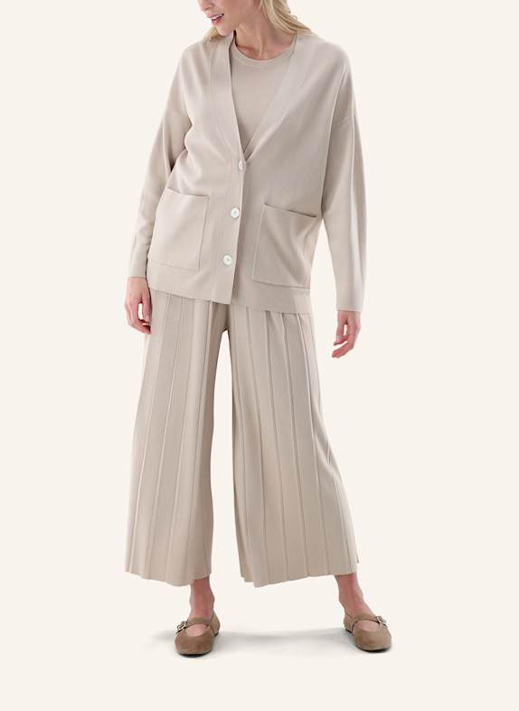 van Laack Strickjacke BEIGE/ BRAUN