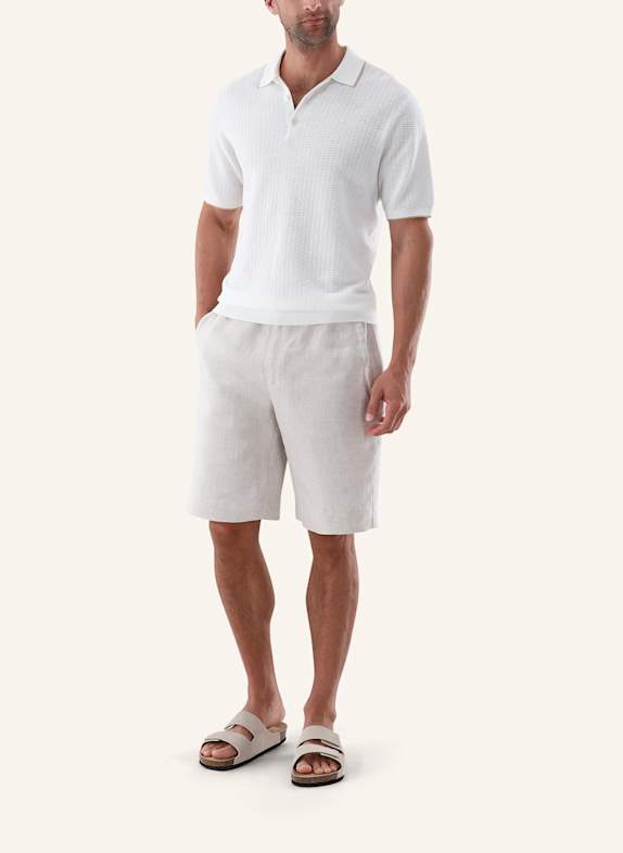 van Laack poloshirt BEIGE/ BRUIN