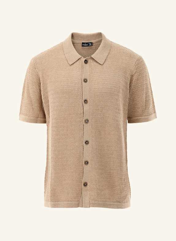 van Laack Poloshirt BEIGE/ BRAUN