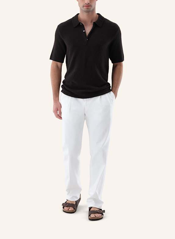 van Laack poloshirt BEIGE/ BRUIN