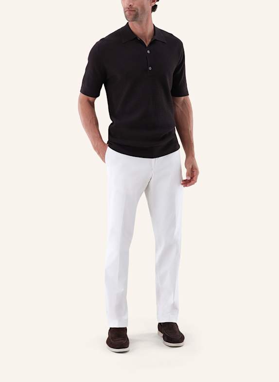 van Laack poloshirt BEIGE/ BRUIN