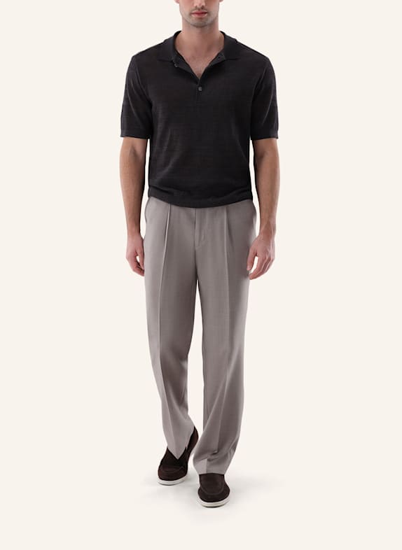 van Laack poloshirt BEIGE/ BRUIN