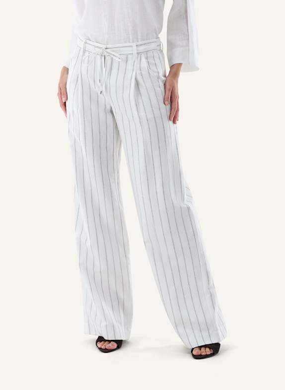 van Laack Broek met moderne pasvorm BEIGE