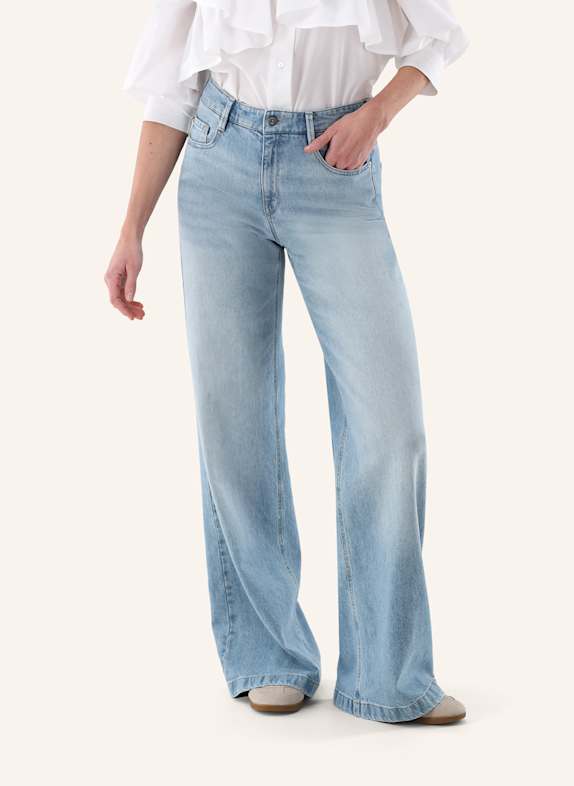 van Laack Broek Modern Fit BLAUW