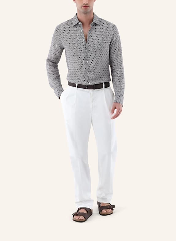 van Laack Hemd Slim Fit BEIGE/ BRAUN