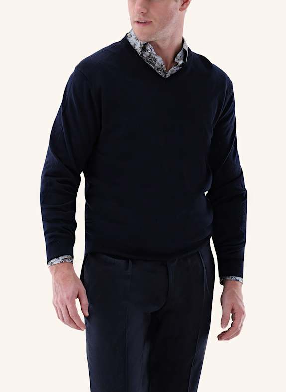 van Laack Trui DONKERBLAUW
