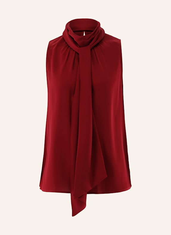 van Laack Blouse met moderne pasvorm ROOD
