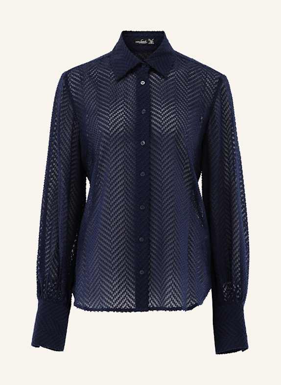 van Laack Bluse Modern Fit DUNKELBLAU