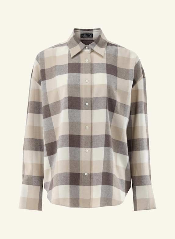 van Laack Bluse Modern Fit BEIGE/ BRAUN