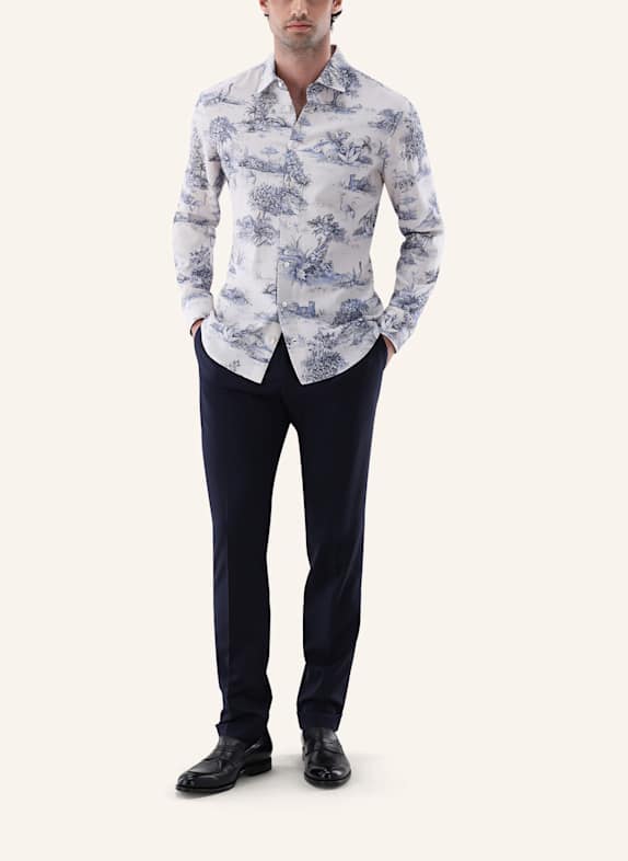 van Laack Overhemd, slim fit BEIGE/ BRUIN