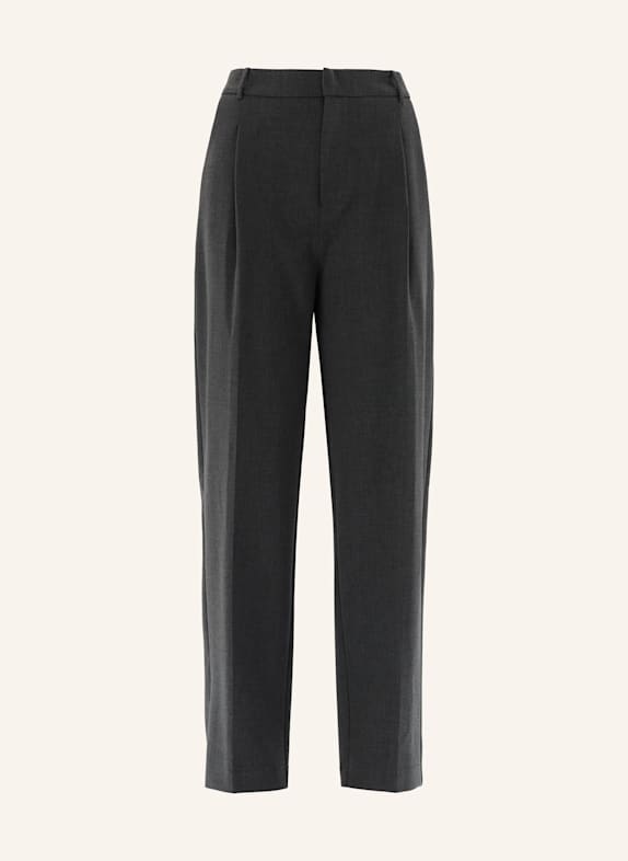 van Laack Broek met moderne pasvorm GRIJS
