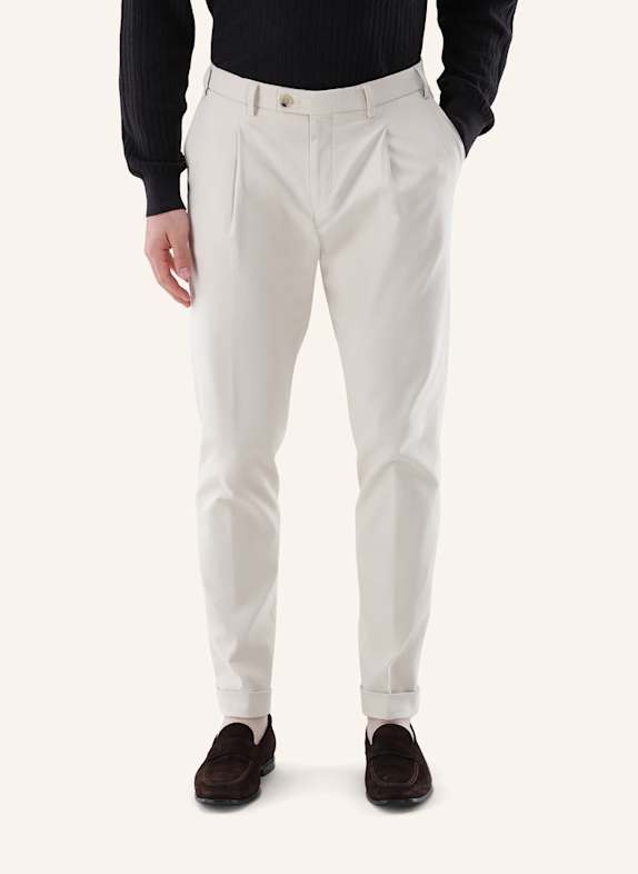 van Laack Slim-Fit Pants BEIGE/ BROWN
