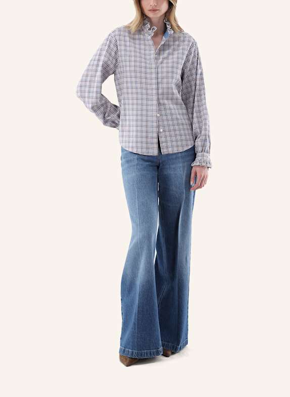 van Laack Bluse Modern Fit ROT