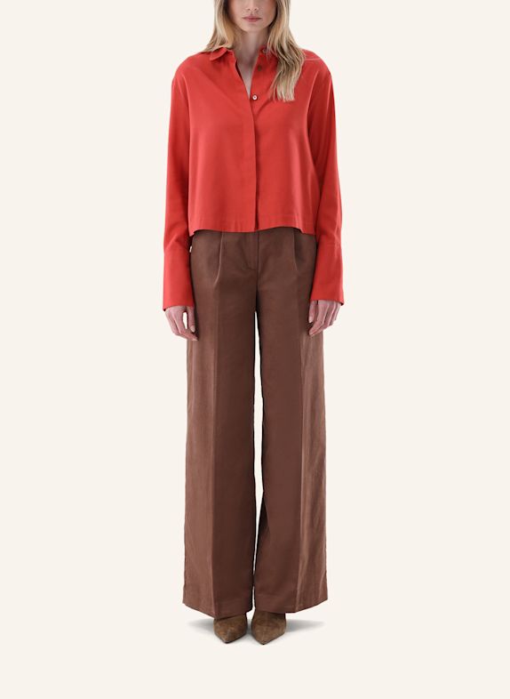 van Laack Bluse Modern Fit ORANGE