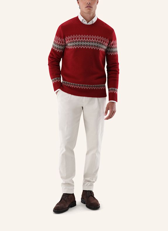 van Laack Pullover ROT