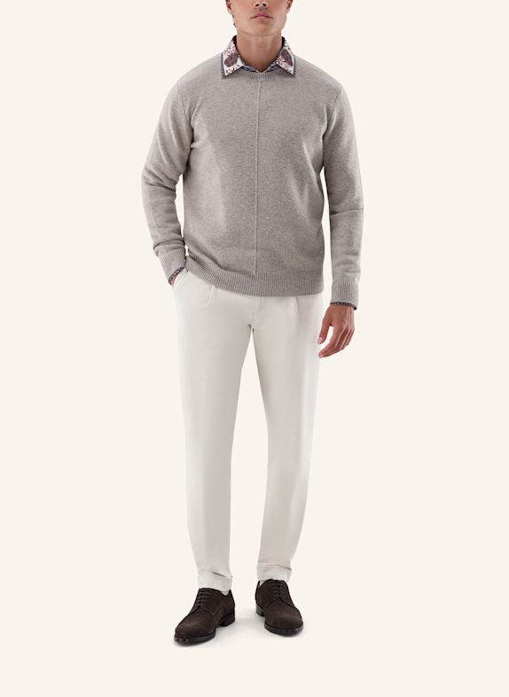 van Laack Pullover BEIGE / BRAUN
