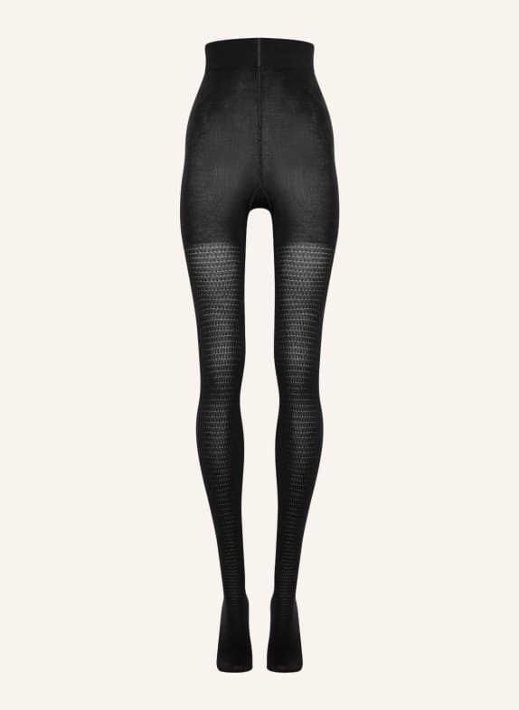 Technische Strumpfhose für Damen Leggings, LG0459, Schwarze Farbe