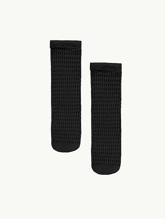 Wolford Socken ORGANIC NET SOCKS SCHWARZ