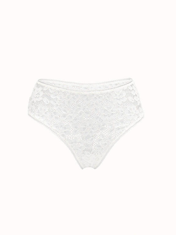 Wolford Lingerie Tanga BOLD LACE PANTY WEISS