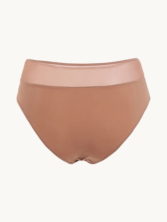 Wolford Lingerie Tanga SHEER OPAQUE PANTY CAMEL