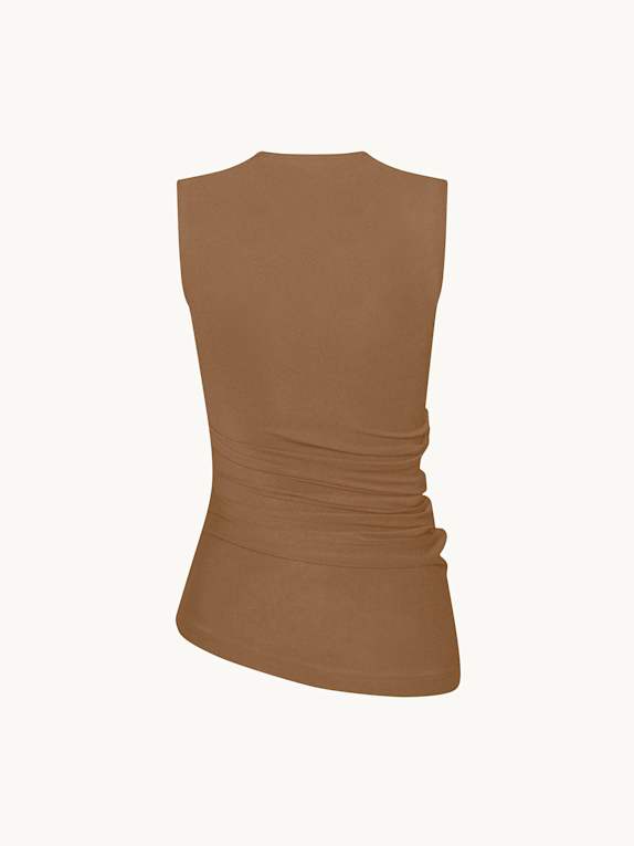 Wolford Top THE CREPE JERSEY, TOP SLEEVELESS BEIGE