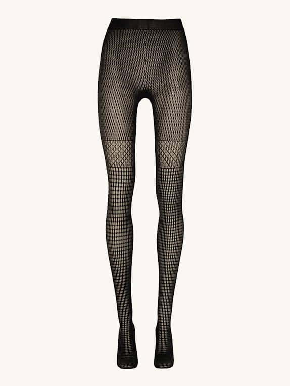 Wolford Strumpfhose MOSAIC NET TIGHTS SCHWARZ
