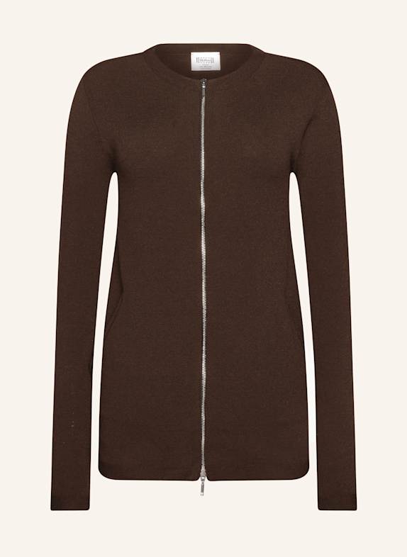 Wolford Strickjacke, Jacke & Weste THE MERINO CARDIGAN BRAUN