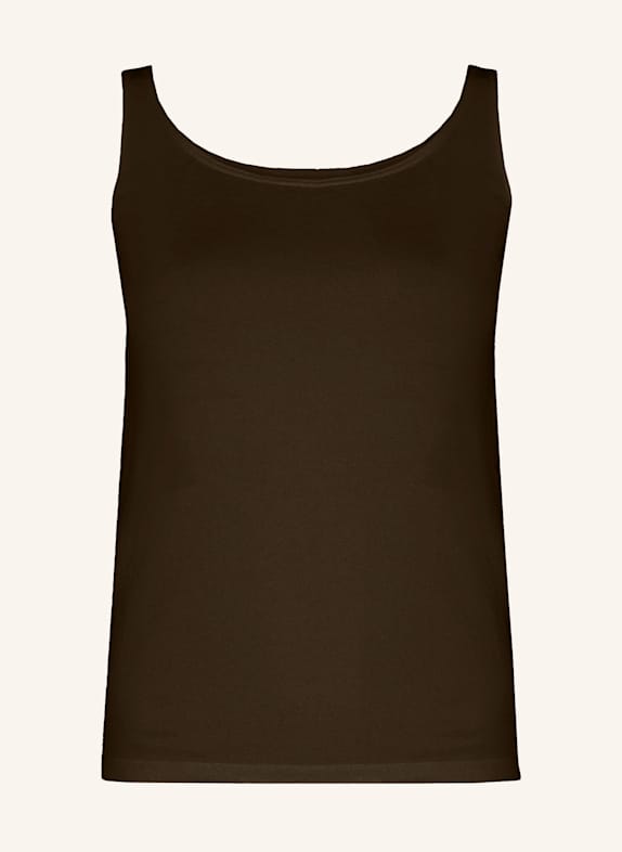 Wolford Top JAMAIKA TOP SLEEVELESS DUNKELBRAUN