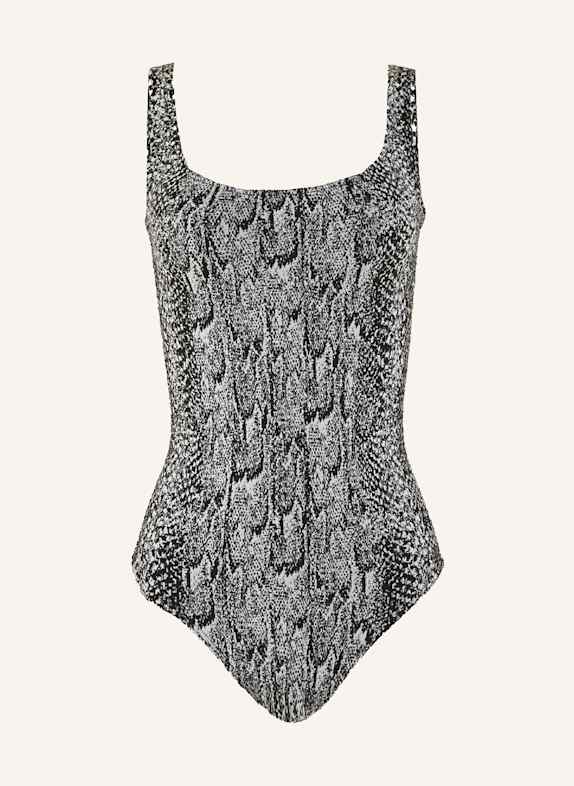 Wolford Body SEAMLESS PYTHON BODY WEISS/ SCHWARZ