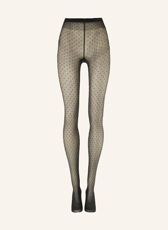 Wolford Strumpfhose MULTICOLORED DOT TIGHTS SCHWARZ