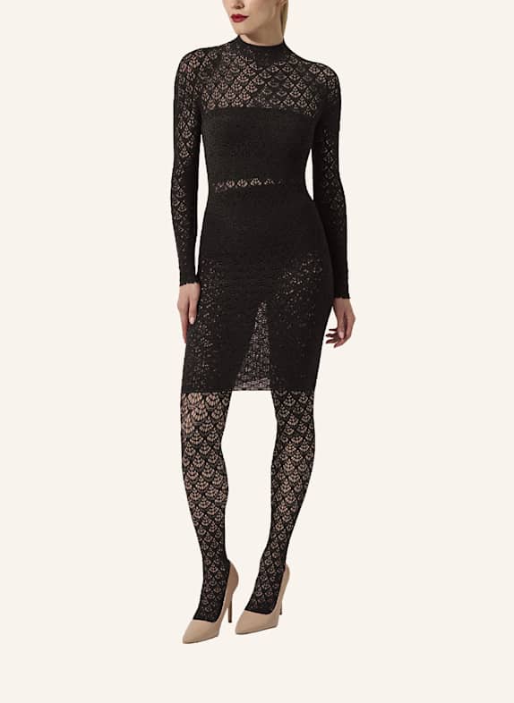 Wolford Kleid MERMAID NET DRESS SCHWARZ