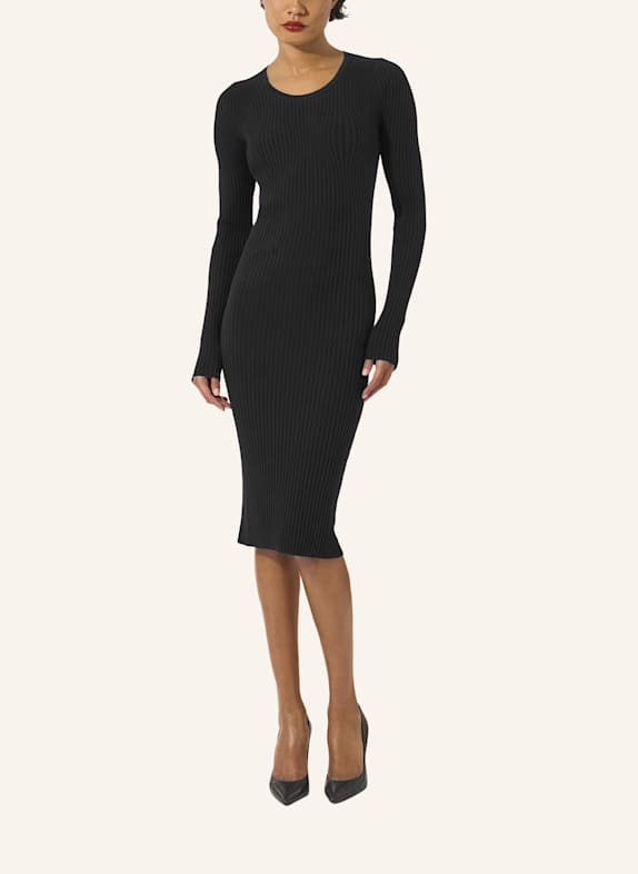 Wolford Kleid FINE MERINO RIB DRESS SCHWARZ