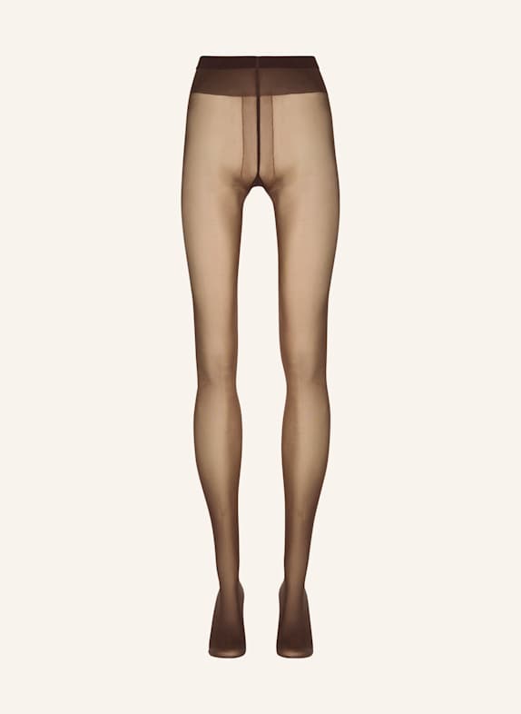 Wolford Feinstrumpfhose CRYSTAL mit Schmucksteinen BRAUN