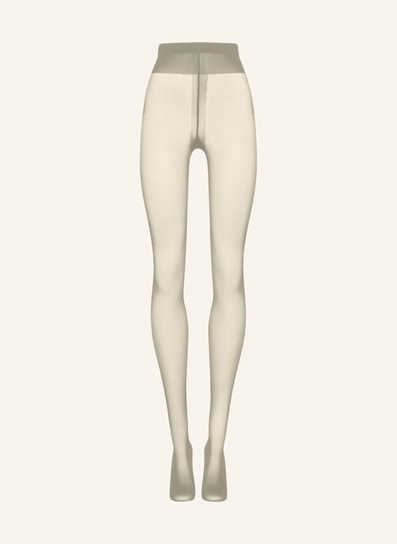 Wolford Strumpfhose INDIVIDUAL 10 BACK SEAM TIGHTS ECRU