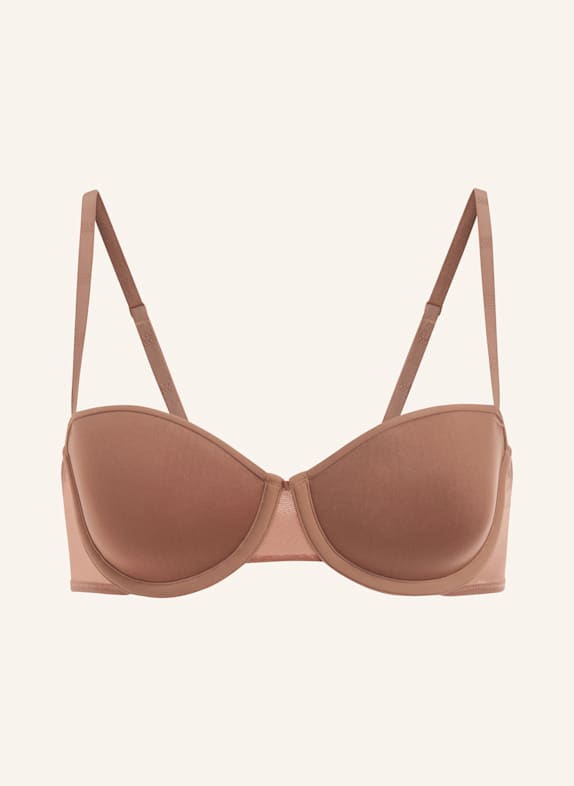 Wolford BH SHEER OPAQUE BANDEAU BRA CAMEL