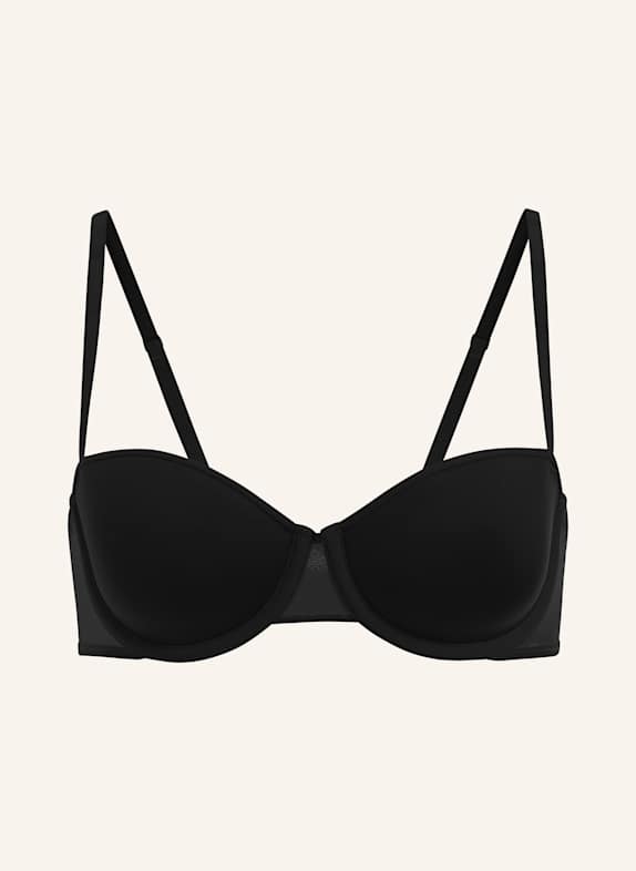 Wolford BH SHEER OPAQUE BANDEAU BRA SCHWARZ